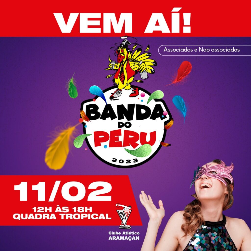 Confira a programação de carnaval do Clube Atlético Aramaçan 