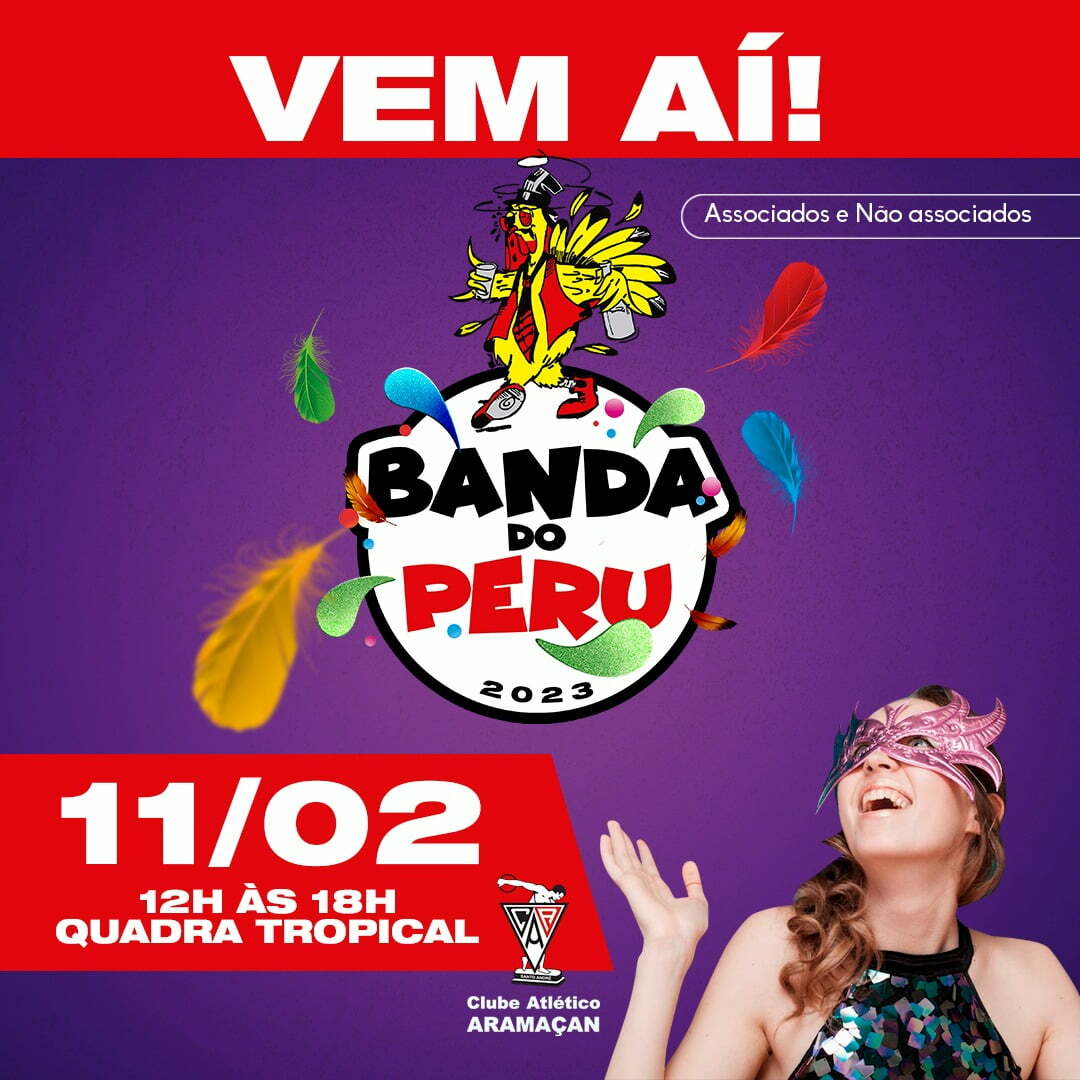 Confira a programação de carnaval do Clube Atlético Aramaçan