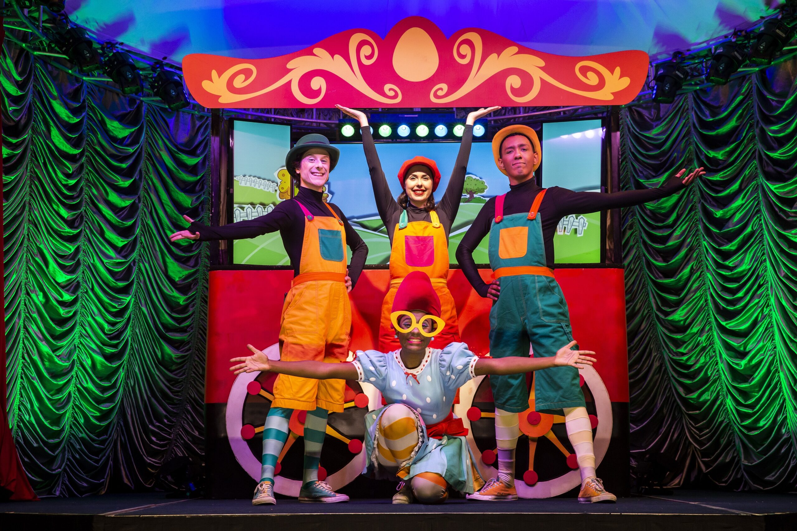 Fabulosa Trupe da Galinha Pintadinha em apresentação única