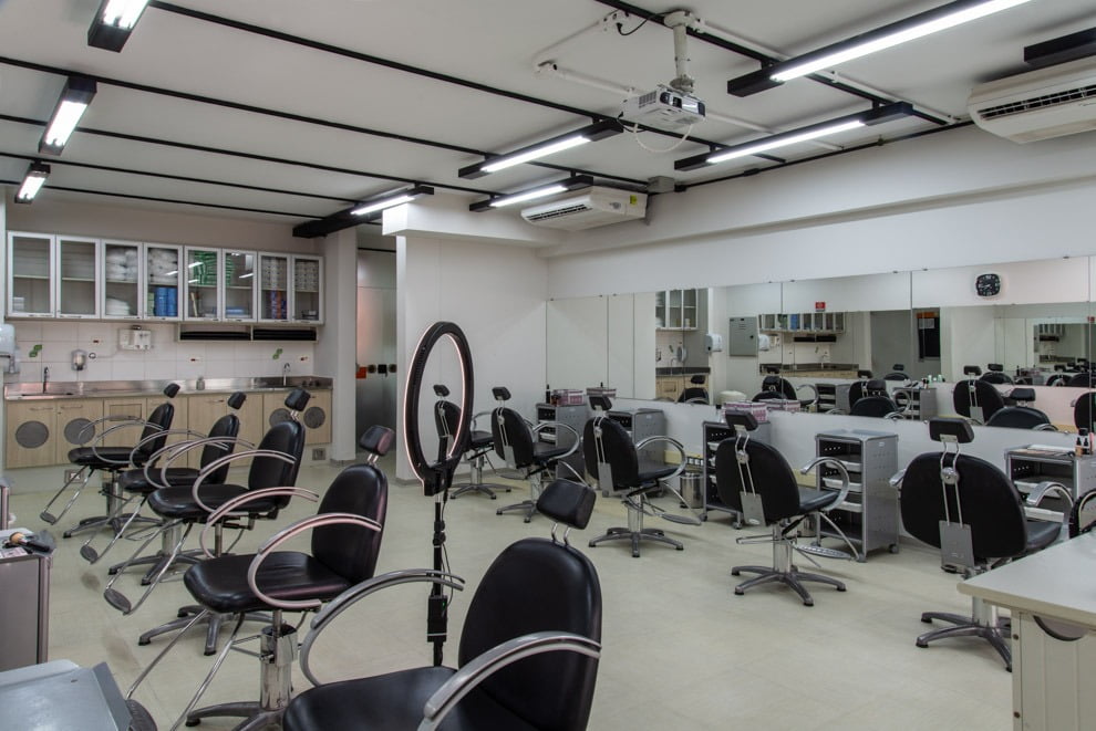 Laboratório de beleza do Senac Santo André. Foto: Divulgação