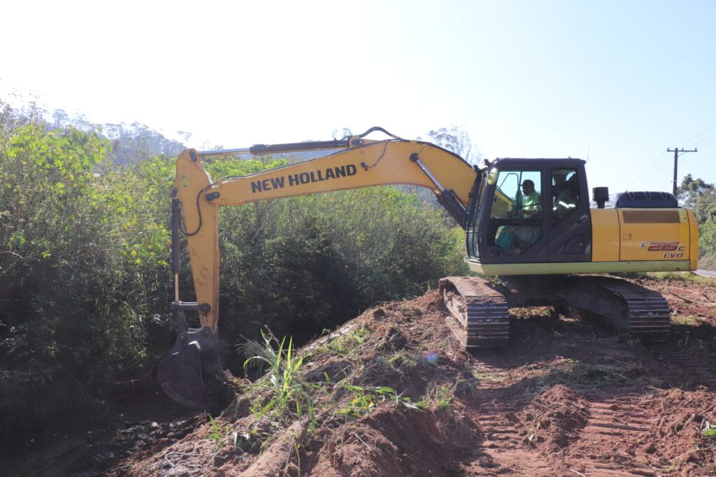 Desassoreamentos dos rios em Ribeirão Pires. Foto: Prefeitura de Ribeirão Pires