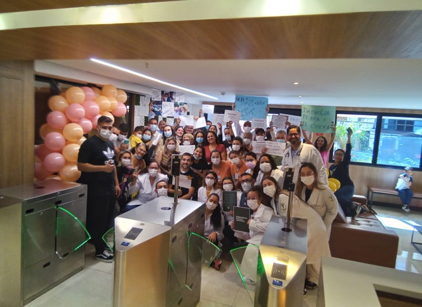 Hospitalidade em clínicas de transição de cuidados na YUNA. Foto: Divulgação