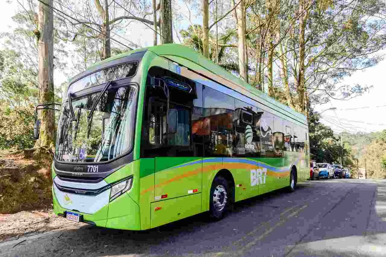 Ônibus 100% elétricos operando em São Bernardo