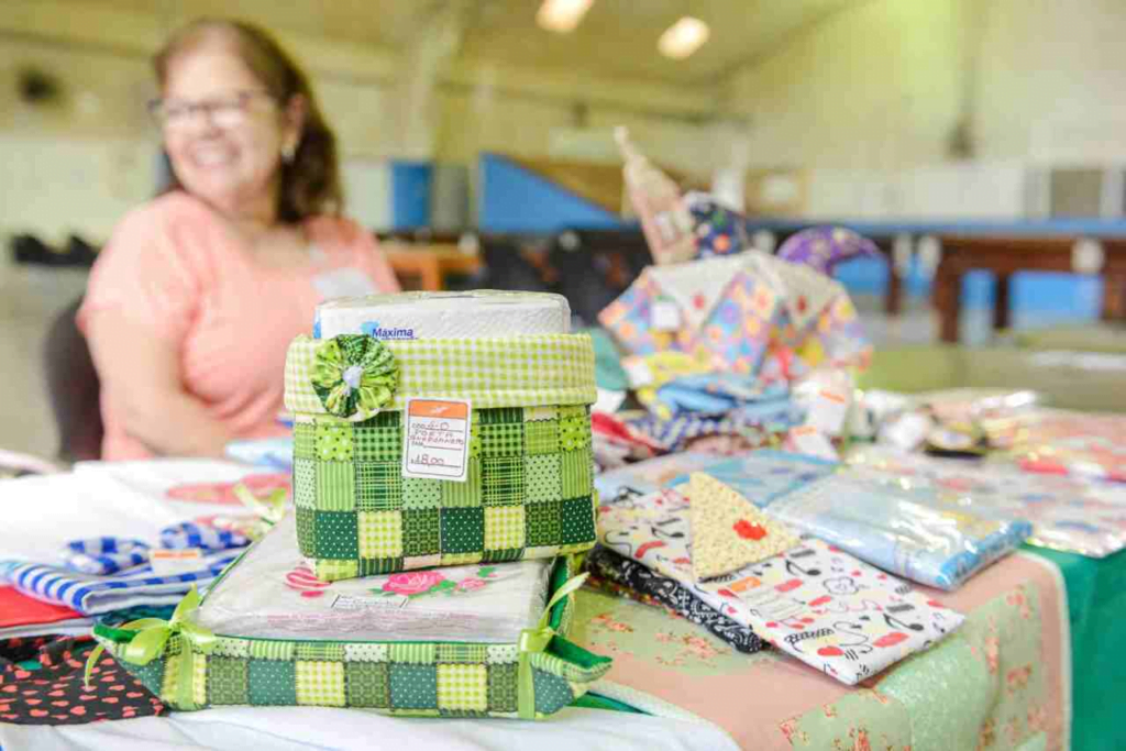 Feira de Artesanato movimenta Centro de Referência do Idoso. Foto: Prefeitura de São Bernardo do Campo
