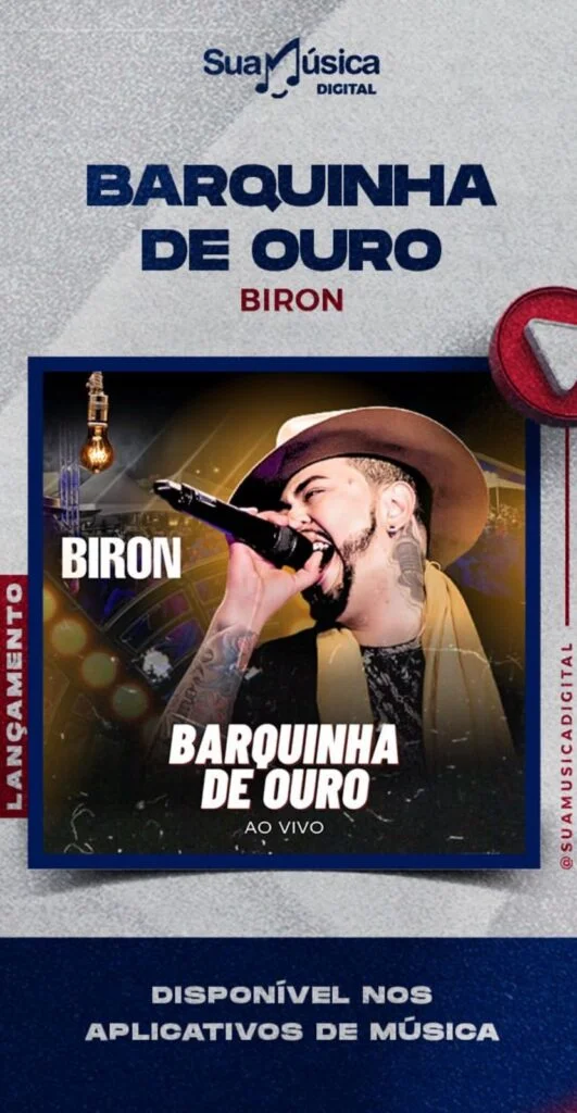 Biron faz releitura de 'Barquinha de Ouro' e abala paradas musicais. Imagem: Divulgação