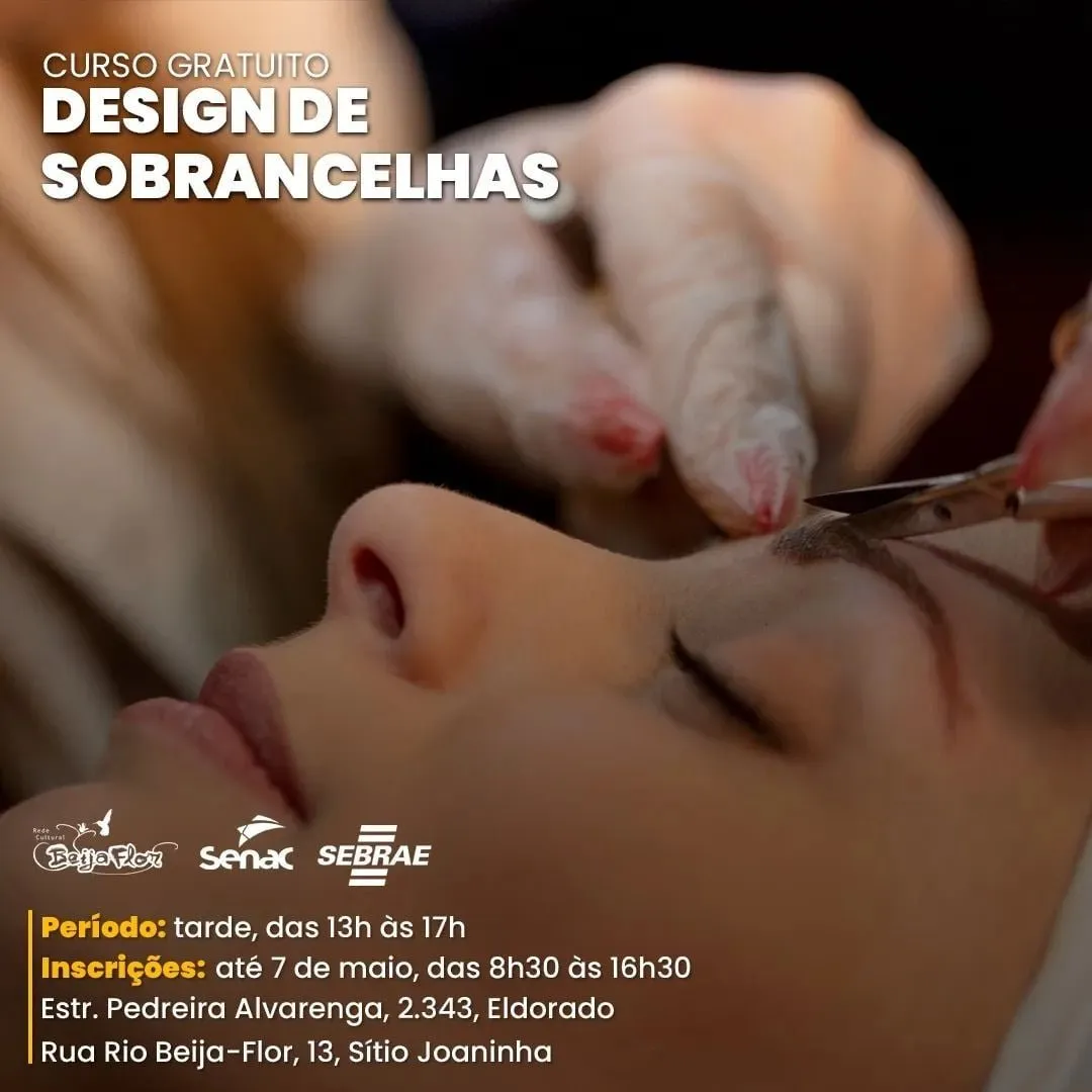 Cursos Profissionalizantes Beija-Flor: ONG oferece gratuitamente