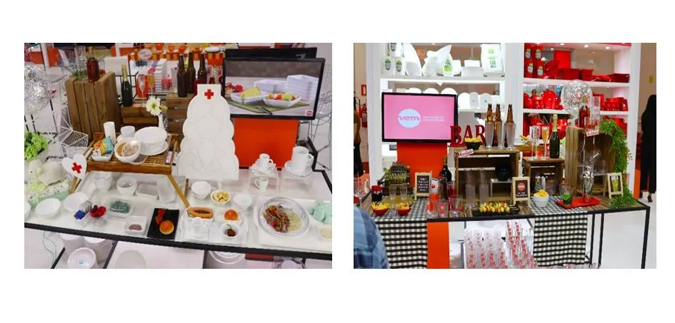 Estande da VEM durante a Fispal Food Service 2022