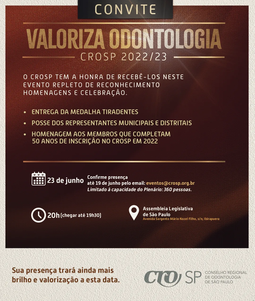 Valoriza Odontologia CROSP: 1ª edição premiará profissionais!