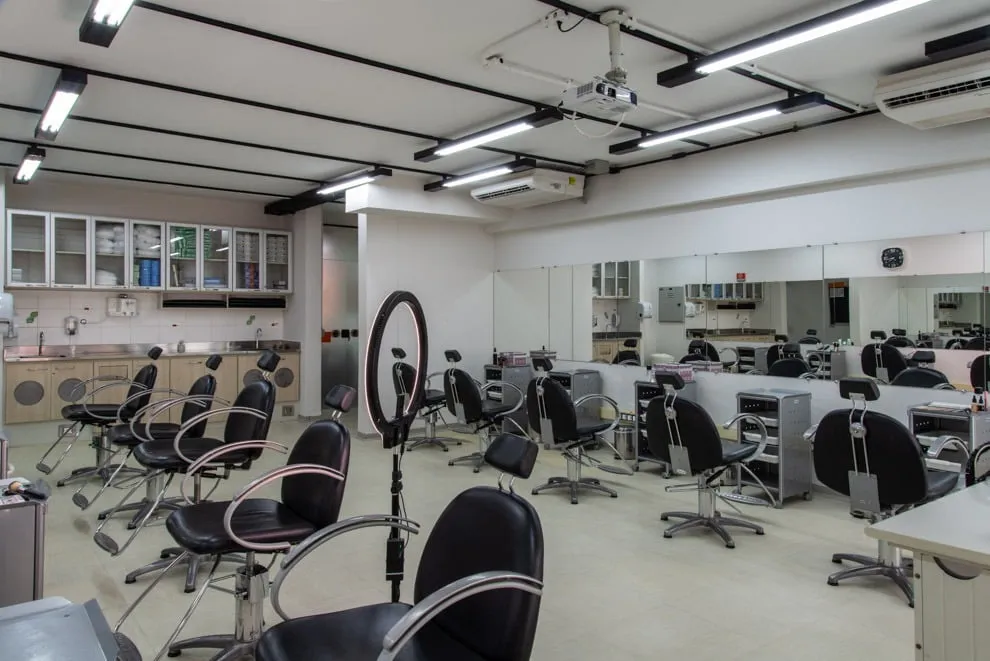 Laboratório de beleza do Senac Santo André. Foto: Divulgação