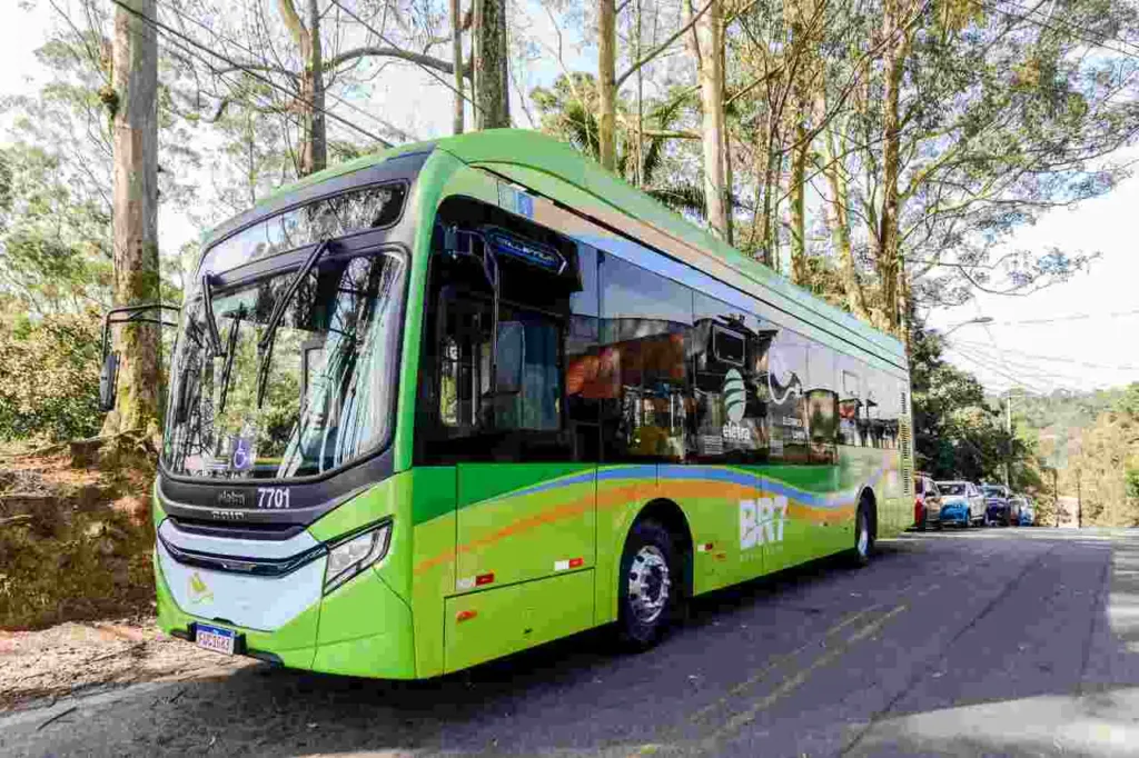 São Bernardo inicia oficialmente operação de ônibus 100% elétricos. Foto: Prefeitura de São Bernardo do Campo