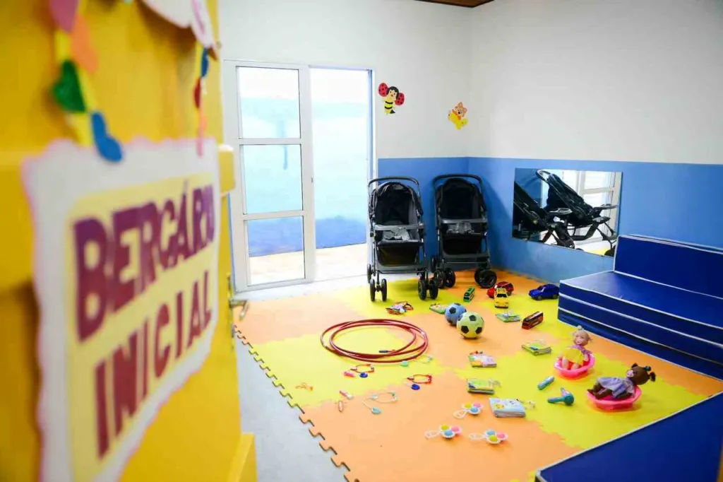Reinauguração de creche do bairro Areião após ampla reforma. Foto: Prefeitura de São Bernardo do Campo